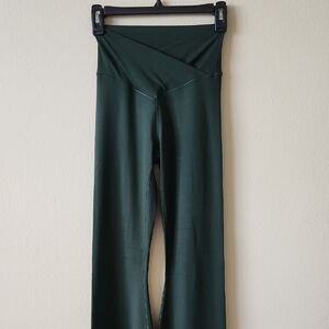 Like New - Aerie Dark Green Flare Leggings - M